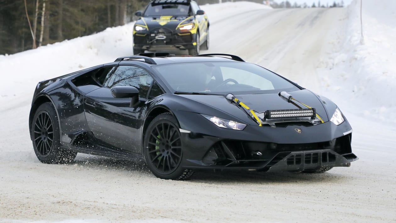 Safari Lamborghini Hurac N Sterrato Spied Automotive Daily