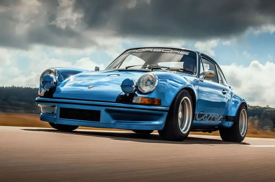 aria-label="Ruf Porsche 911 RSR blue 1"