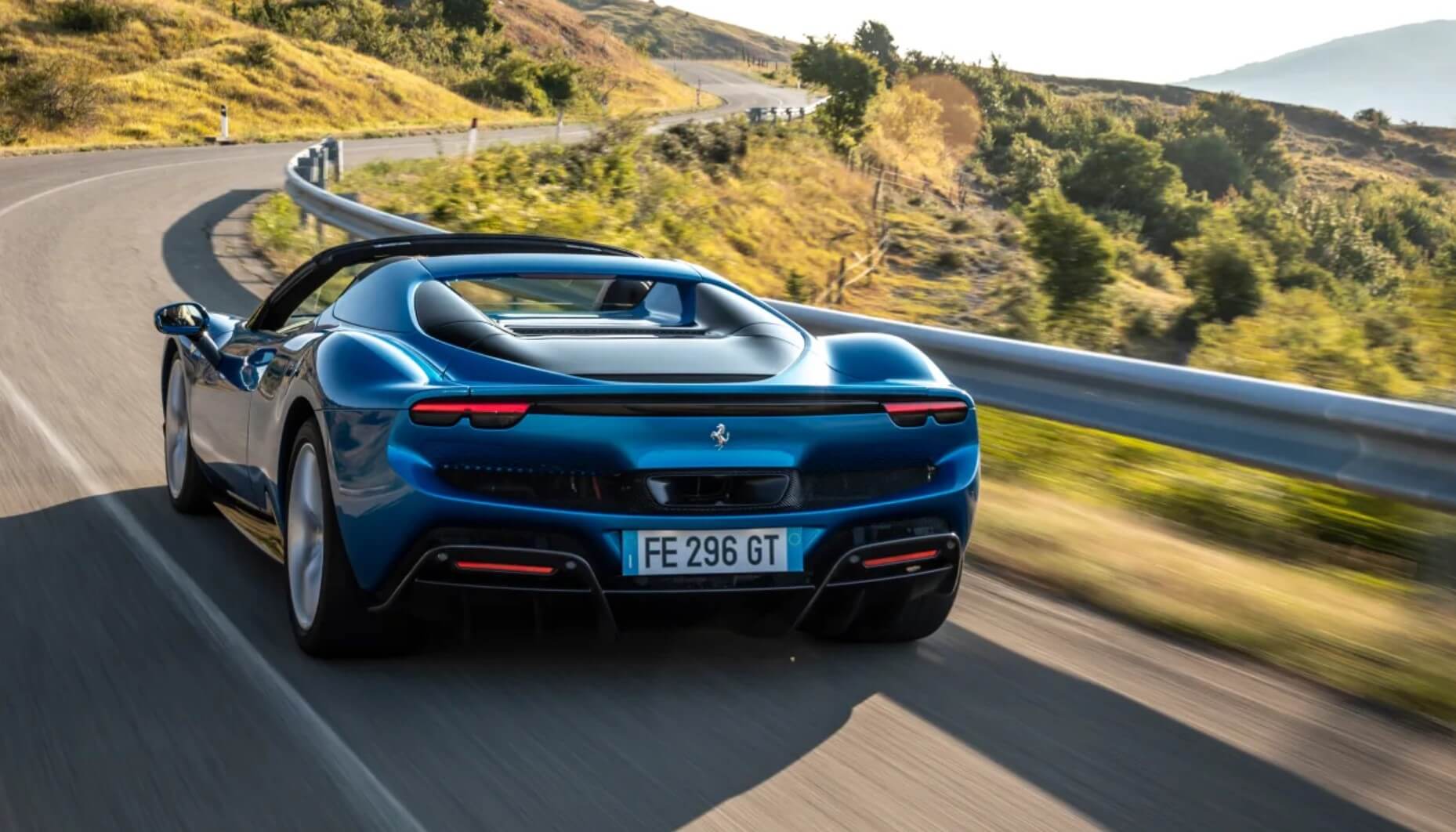 aria-label="Ferrari 296 GTS blue 3"