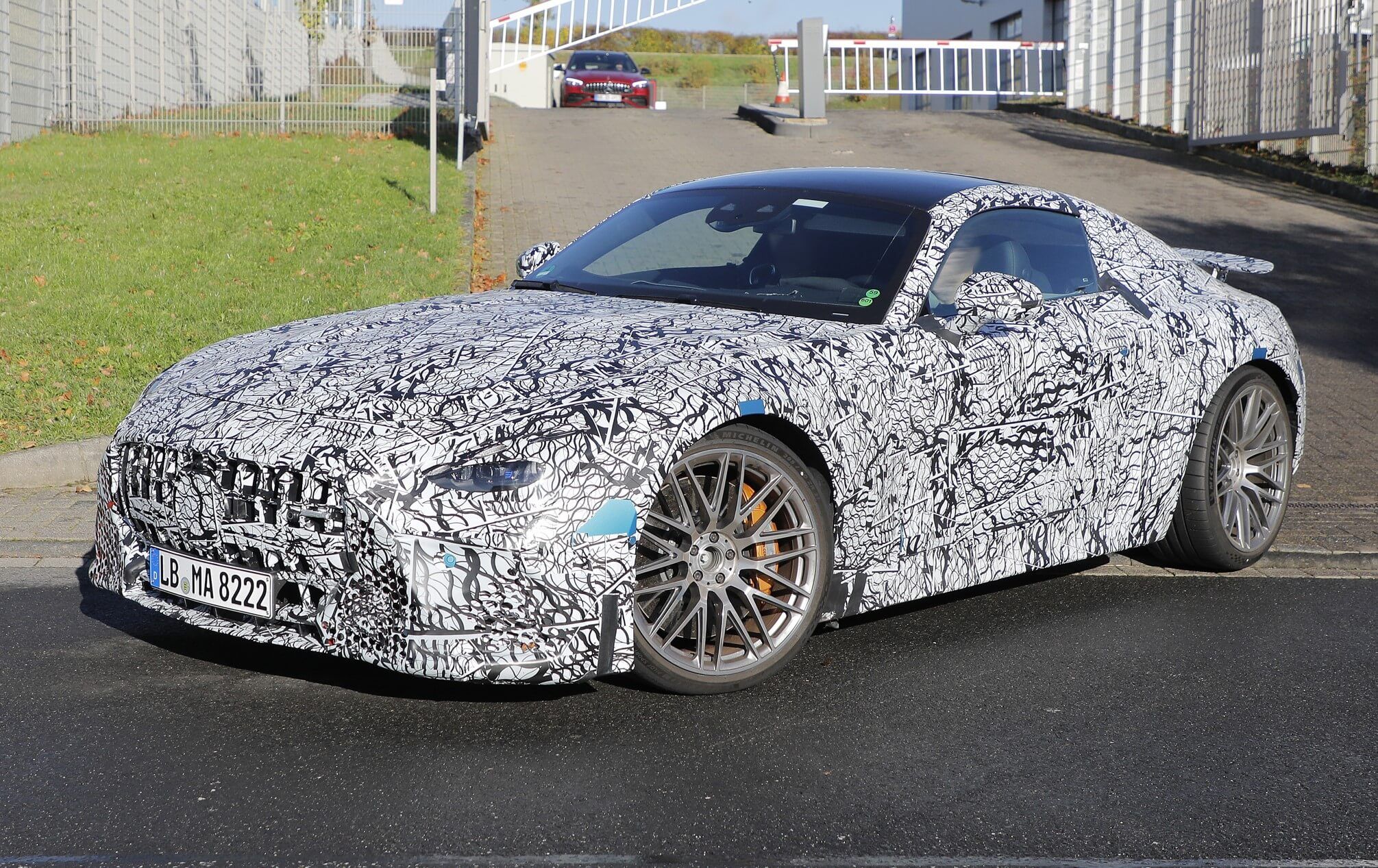 aria-label="2024 Mercedes AMG GT spy pics 5"